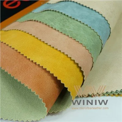 Giyim için Streç Sahte Deri Kumaş