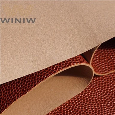 Özelleştirilmiş Kahverengi Suni Basketbol Deri Kumaş