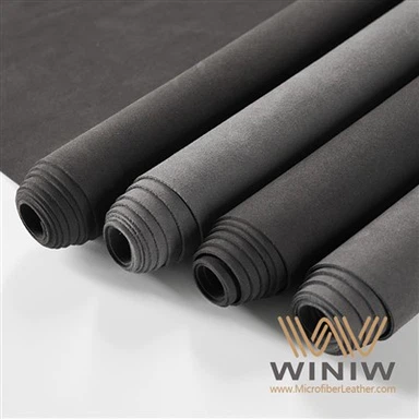 Otomotiv Döşeme Malzemesi İçin 1.2mm Pu Süet Deri Kumaş