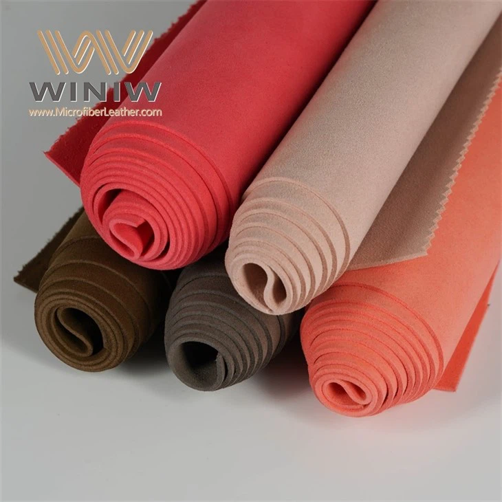 0.6mm Mikrofiber Ultra Süet Kumaş PU Süet Otomotiv Malzemesi