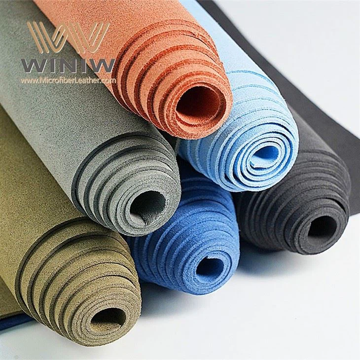 0.8mm Suni Süet Mikrofiber Kumaş Ultrasüet Koltuk Deri