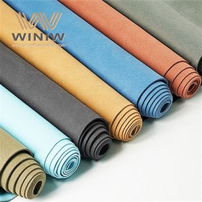 0.6mm Mikro Fiber Kumaş PU Mikro Süet Vegan Koltuk Deri