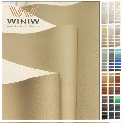 Araba koltukları için 1.2mm aşınmaya dayanıklı döşeme mikrofiber PU kumaş