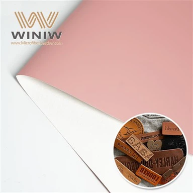 PU Etiket Yapımı Malzemesi İçin Dayanıklı Sahte Etiket Deri Giyin